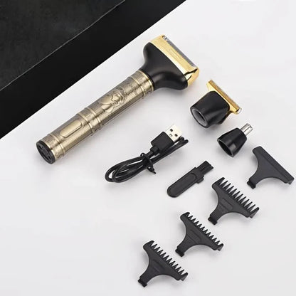 Ramadan Sale - 3 in 1 Men’s Grooming Trimmer – Beard, Hair & Body Shaver – NZ 804