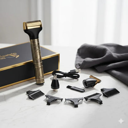 Ramadan Sale - 3 in 1 Men’s Grooming Trimmer – Beard, Hair & Body Shaver – NZ 804