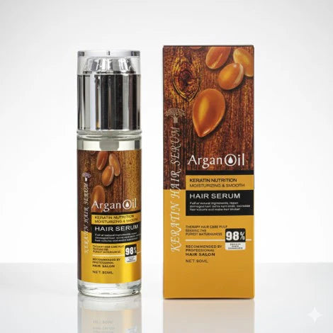 Argan Oil Sulfate Free Keratin Nutrition Hair Serum 80ml