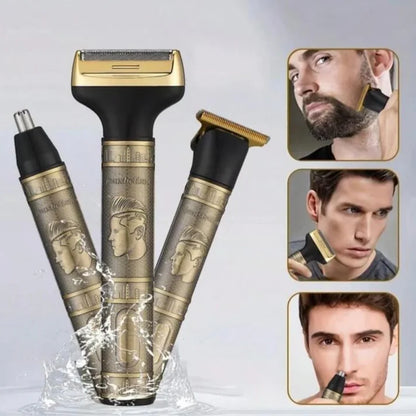 Ramadan Sale - 3 in 1 Men’s Grooming Trimmer – Beard, Hair & Body Shaver – NZ 804